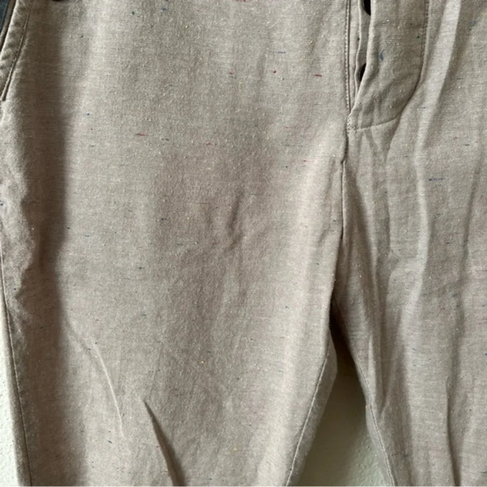 Descendant of Thieves Men’s Linen Blend Beige Speckled Crop Pants